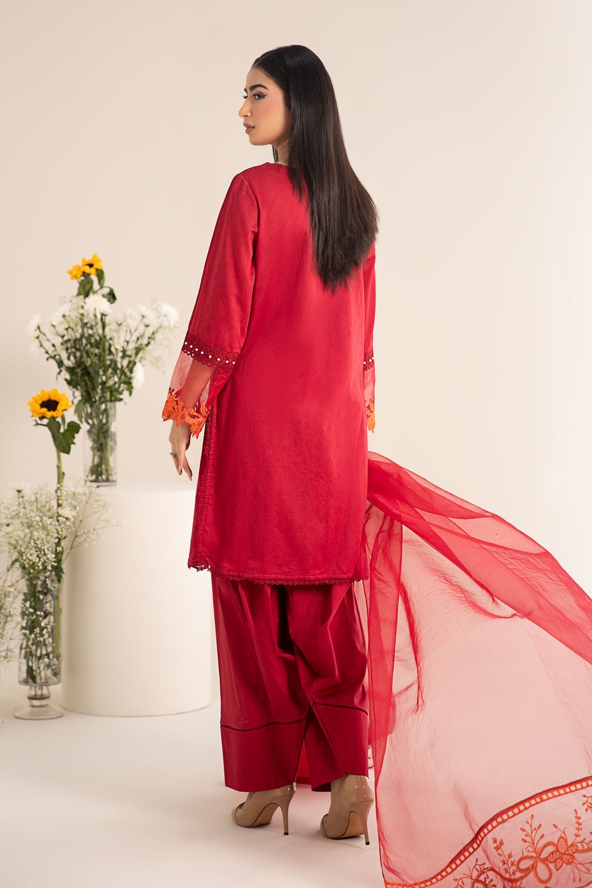 Maria B | Casual Pret 25 | DW-EF25-15 -  Maria B Ladies Clothes - Original Designer Dress - House of Maryam