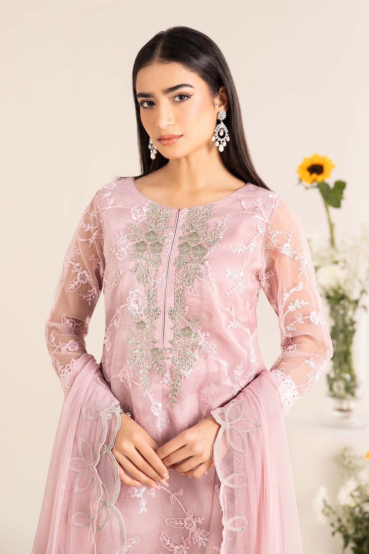 Maria B | Casual Pret 25 | DW-EF25-17 -  Maria B Ladies Clothes - Original Designer Dress - House of Maryam