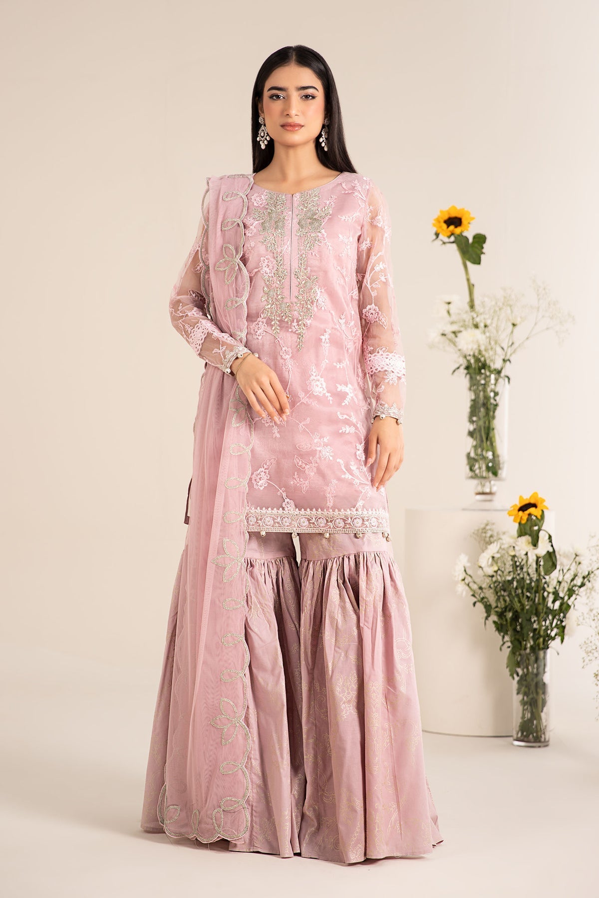 Maria B | Casual Pret 25 | DW-EF25-17 -  Maria B Ladies Clothes - Original Designer Dress - House of Maryam
