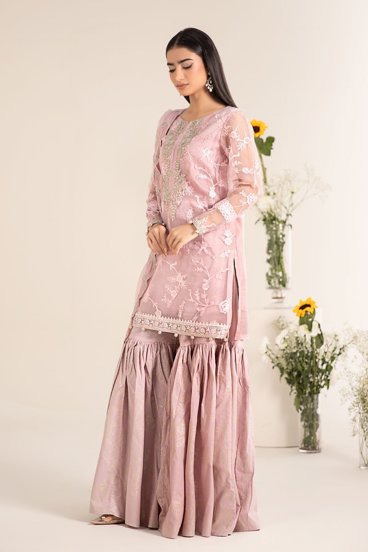 Maria B | Casual Pret 25 | DW-EF25-17 -  Maria B Ladies Clothes - Original Designer Dress - House of Maryam