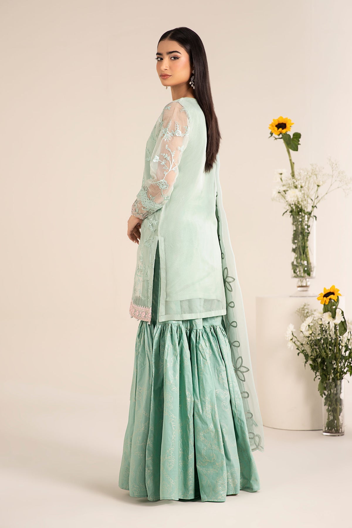 Maria B | Casual Pret 25 | DW-EF25-17 -  Maria B Ladies Clothes - Original Designer Dress - House of Maryam
