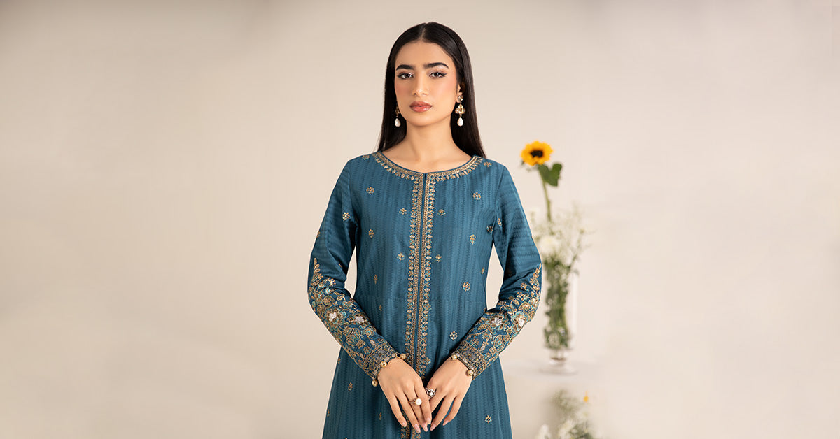 Maira B | Ready to Wear | DW-EF25-21 -  Maria B Luxury Pret -  House of Maryam