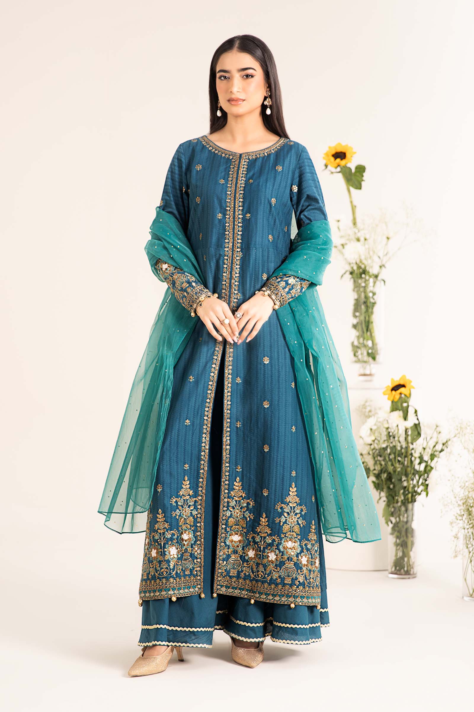 Maira B | Ready to Wear | DW-EF25-21 -  Maria B Luxury Pret -  House of Maryam