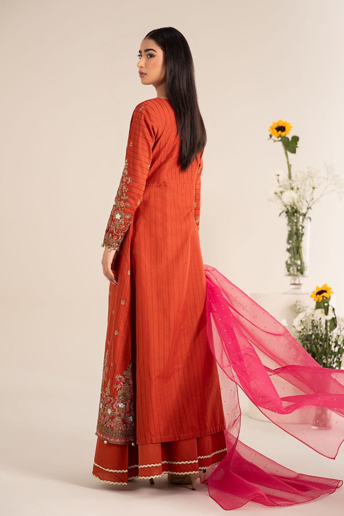 Maria B | Casual Pret 25 | DW-EF25-21 -  Maria B Ladies Clothes - Original Designer Dress - House of Maryam