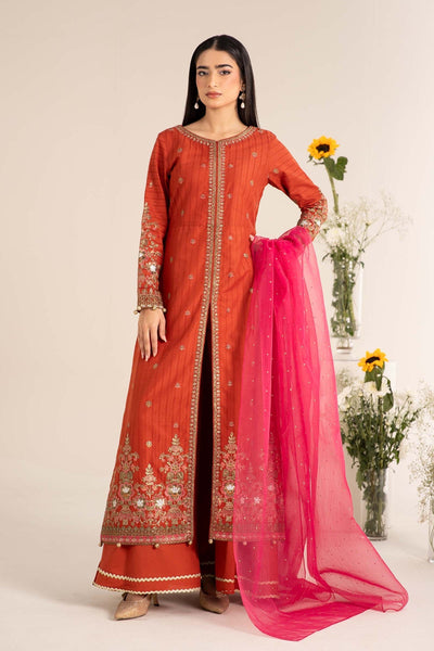 Maria B | Casual Pret 25 | DW-EF25-21 -  Maria B Ladies Clothes - Original Designer Dress - House of Maryam