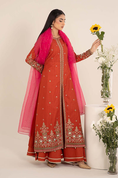 Maria B | Casual Pret 25 | DW-EF25-21 -  Maria B Ladies Clothes - Original Designer Dress - House of Maryam