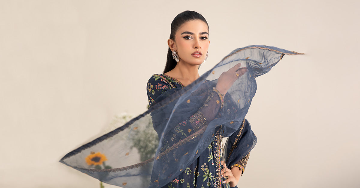 Maira B | Ready to Wear | DW-EF25-26 -  Maria B Luxury Pret -  House of Maryam