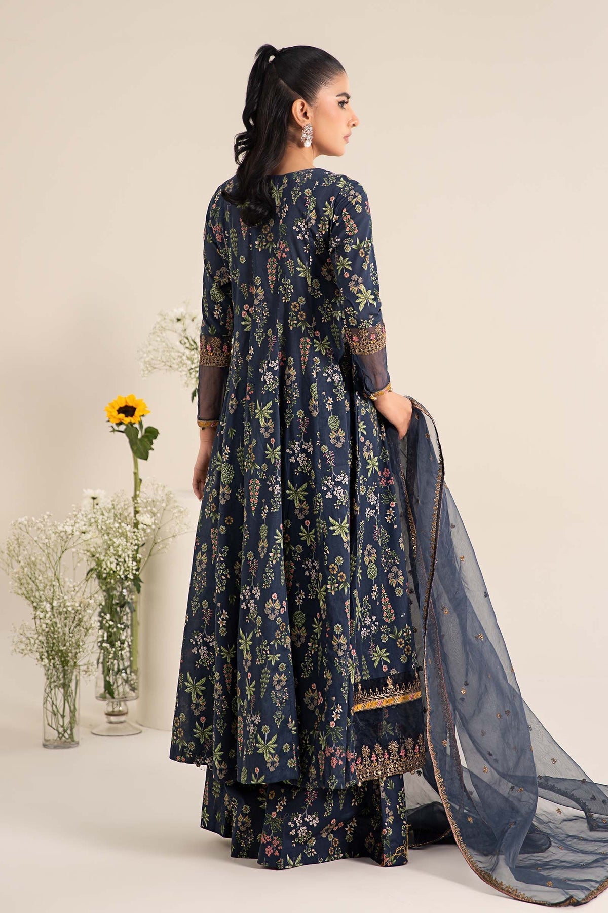 Maria B | Casual Pret 25 | DW-EF25-26 -  Maria B Ladies Clothes - Original Designer Dress - House of Maryam