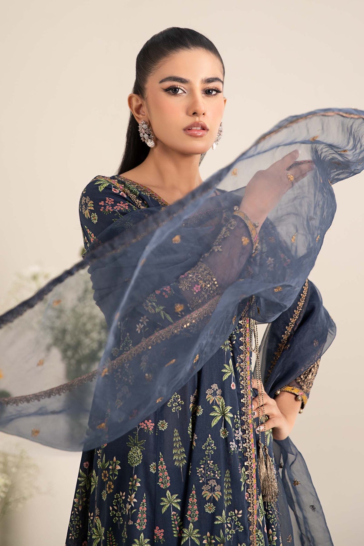 Maria B | Casual Pret 25 | DW-EF25-26 -  Maria B Ladies Clothes - Original Designer Dress - House of Maryam
