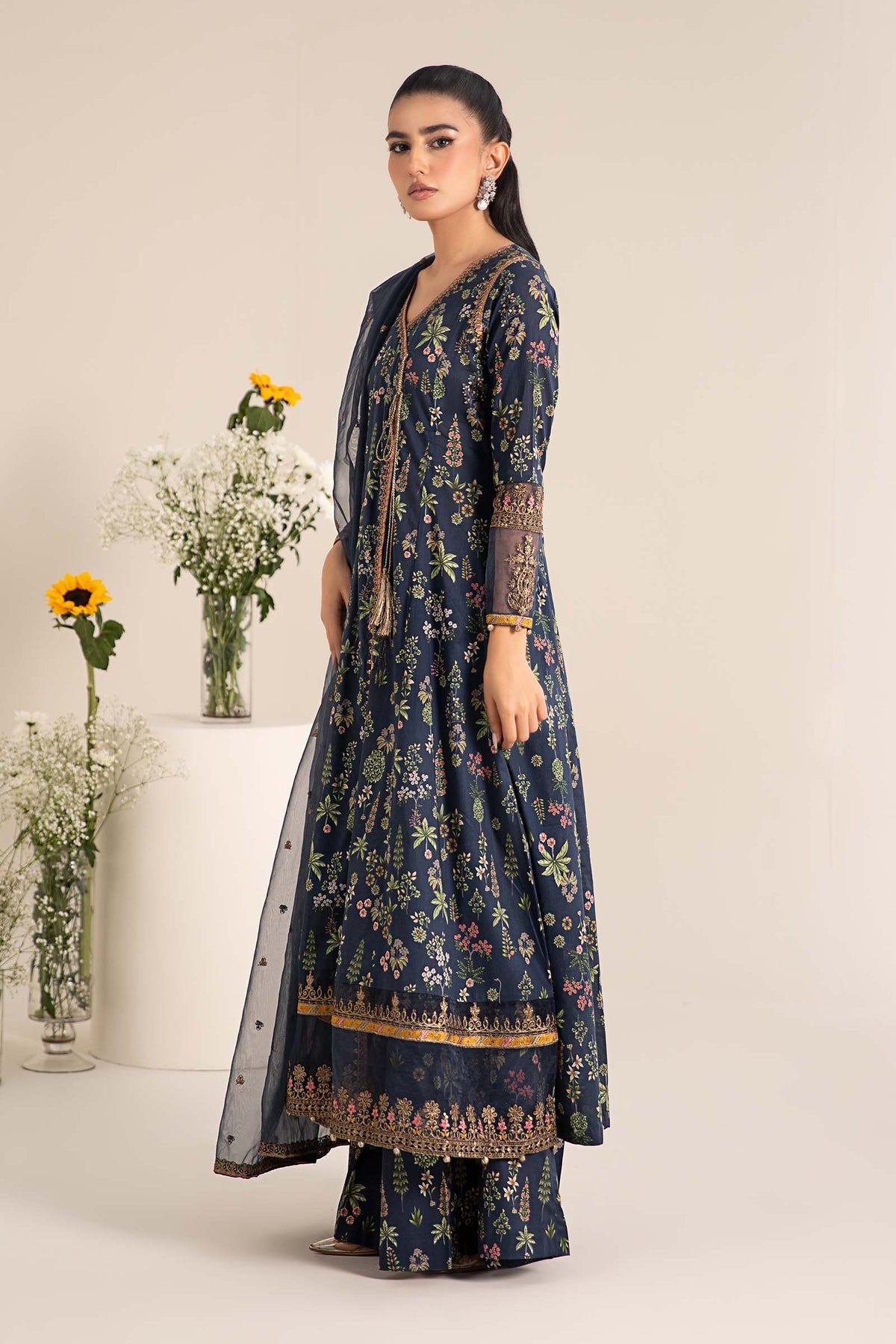 Maria B | Casual Pret 25 | DW-EF25-26 -  Maria B Ladies Clothes - Original Designer Dress - House of Maryam