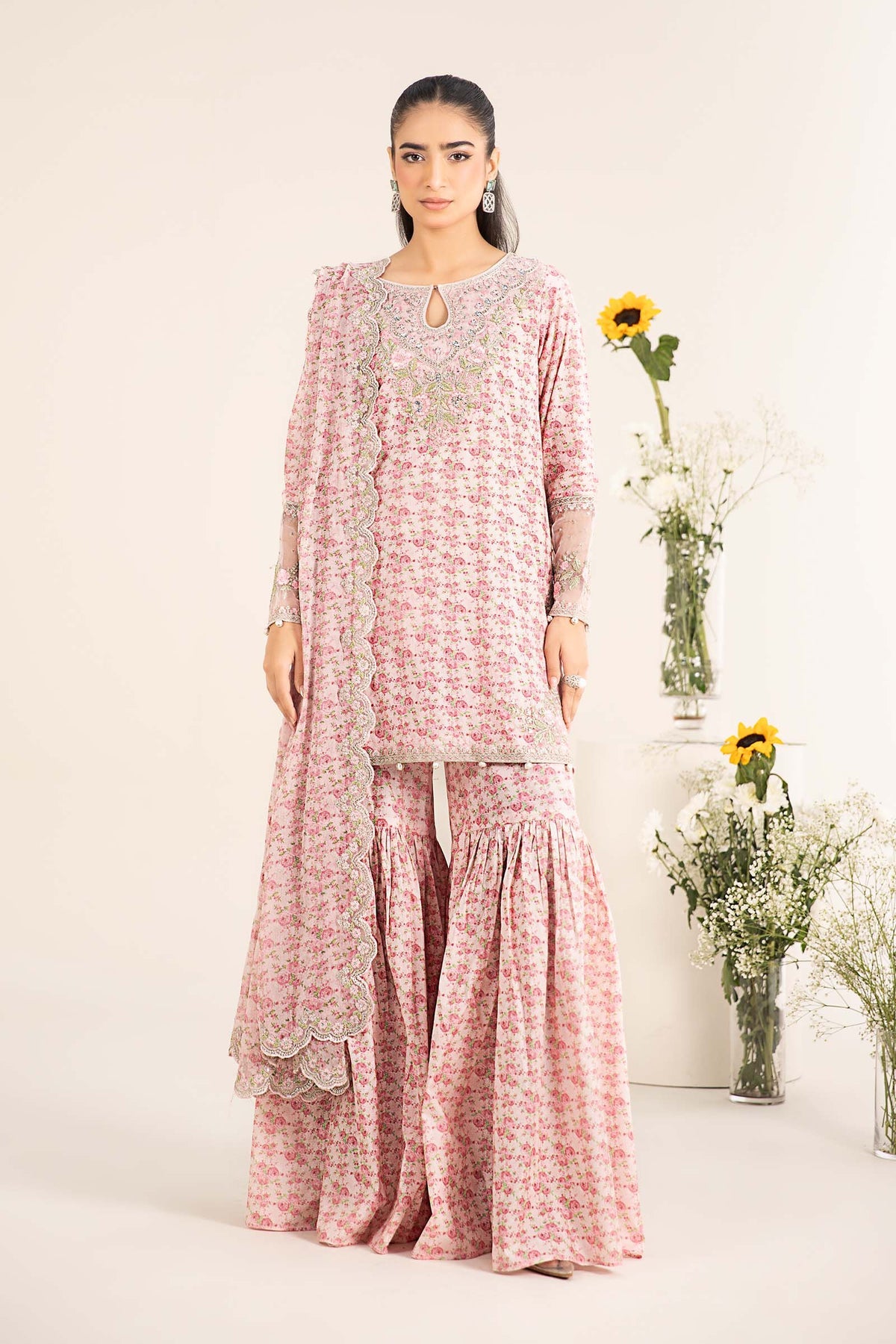 Maria B | Casual Pret 25 | DW-EF25-50 -  Maria B Ladies Clothes - Original Designer Dress - House of Maryam