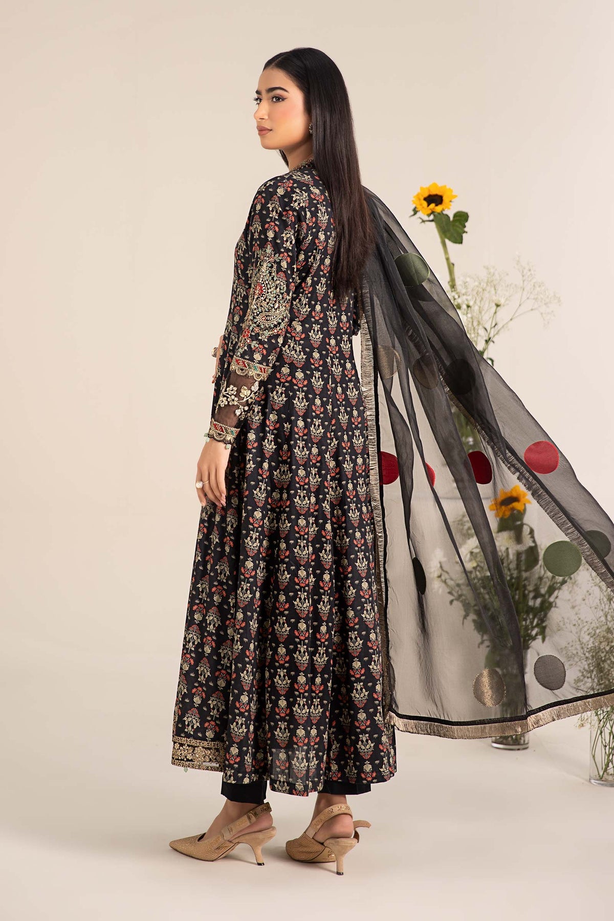 Maria B | Casual Pret 25 | DW-EF25-54 -  Maria B Ladies Clothes - Original Designer Dress - House of Maryam