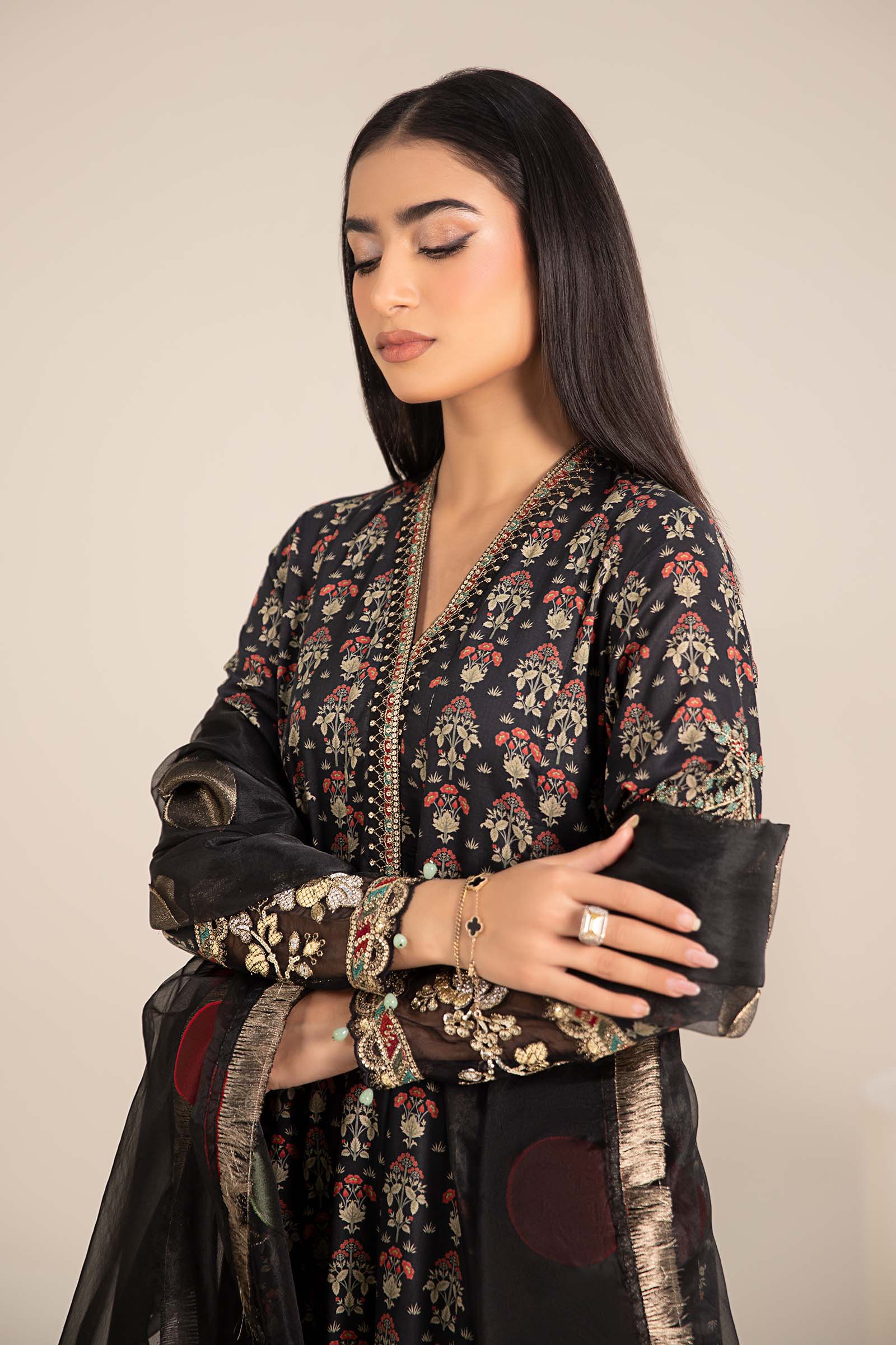 Maira B | Ready to Wear | DW-EF25-54 -  Maria B Luxury Pret -  House of Maryam
