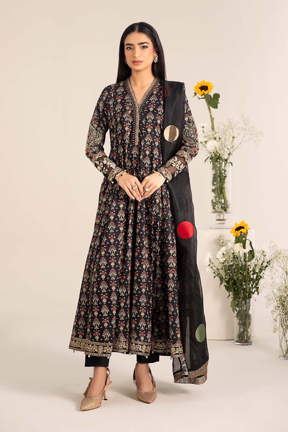 Maria B | Casual Pret 25 | DW-EF25-54 -  Maria B Ladies Clothes - Original Designer Dress - House of Maryam