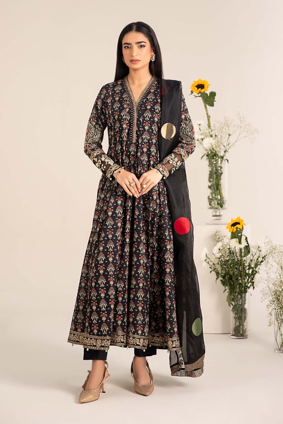 Maria B | Casual Pret 25 | DW-EF25-54 -  Maria B Ladies Clothes - Original Designer Dress - House of Maryam