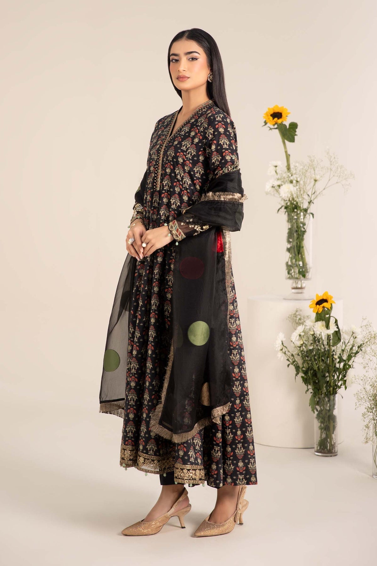 Maria B | Casual Pret 25 | DW-EF25-54 -  Maria B Ladies Clothes - Original Designer Dress - House of Maryam
