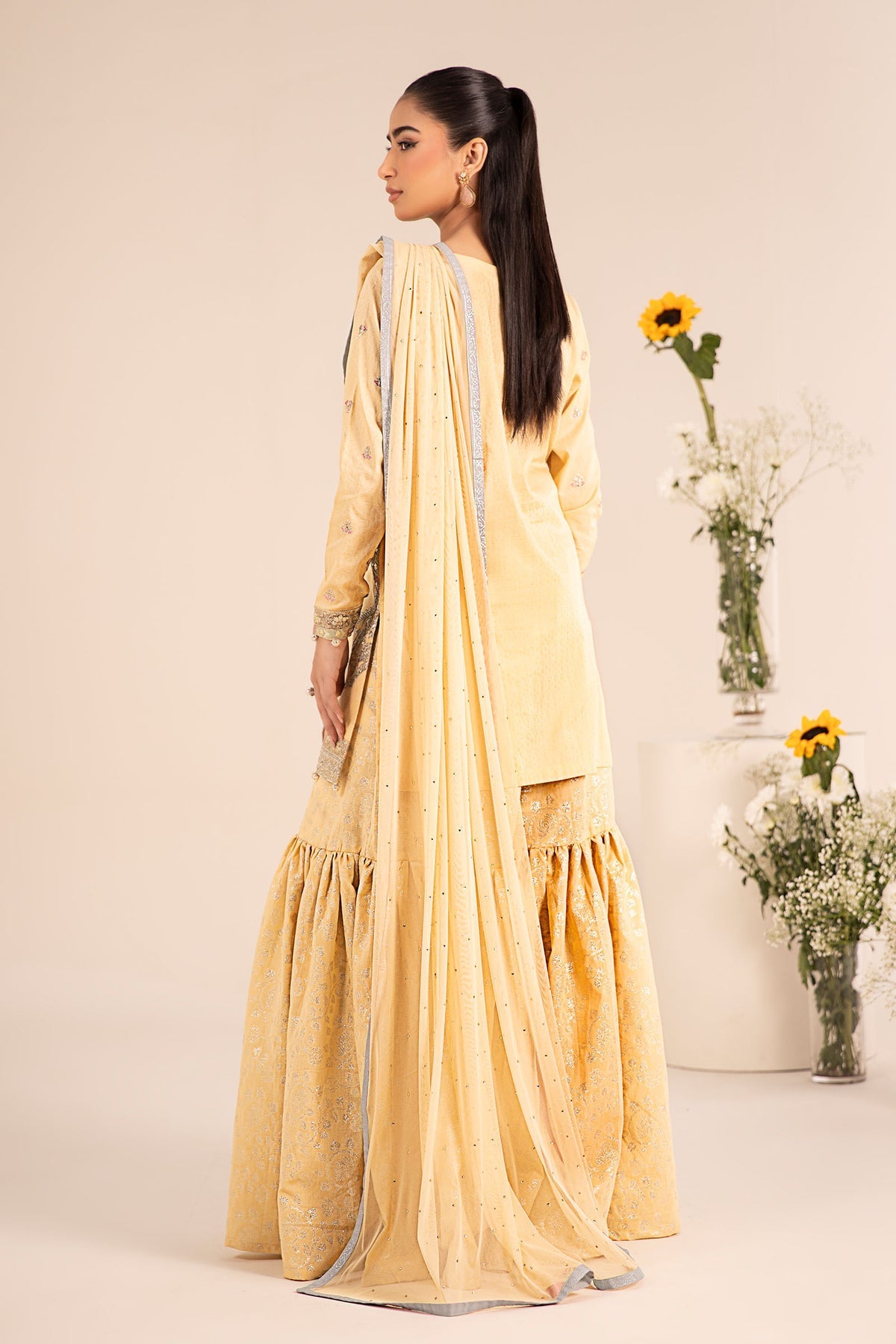 Maria B | Casual Pret 25 | DW-EF25-61 -  Maria B Ladies Clothes - Original Designer Dress - House of Maryam