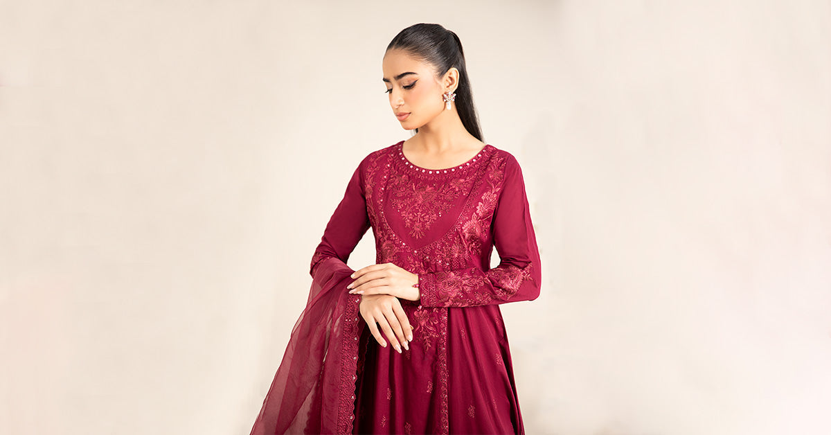 Maira B | Ready to Wear | DW-EF25-83 -  Maria B Luxury Pret -  House of Maryam