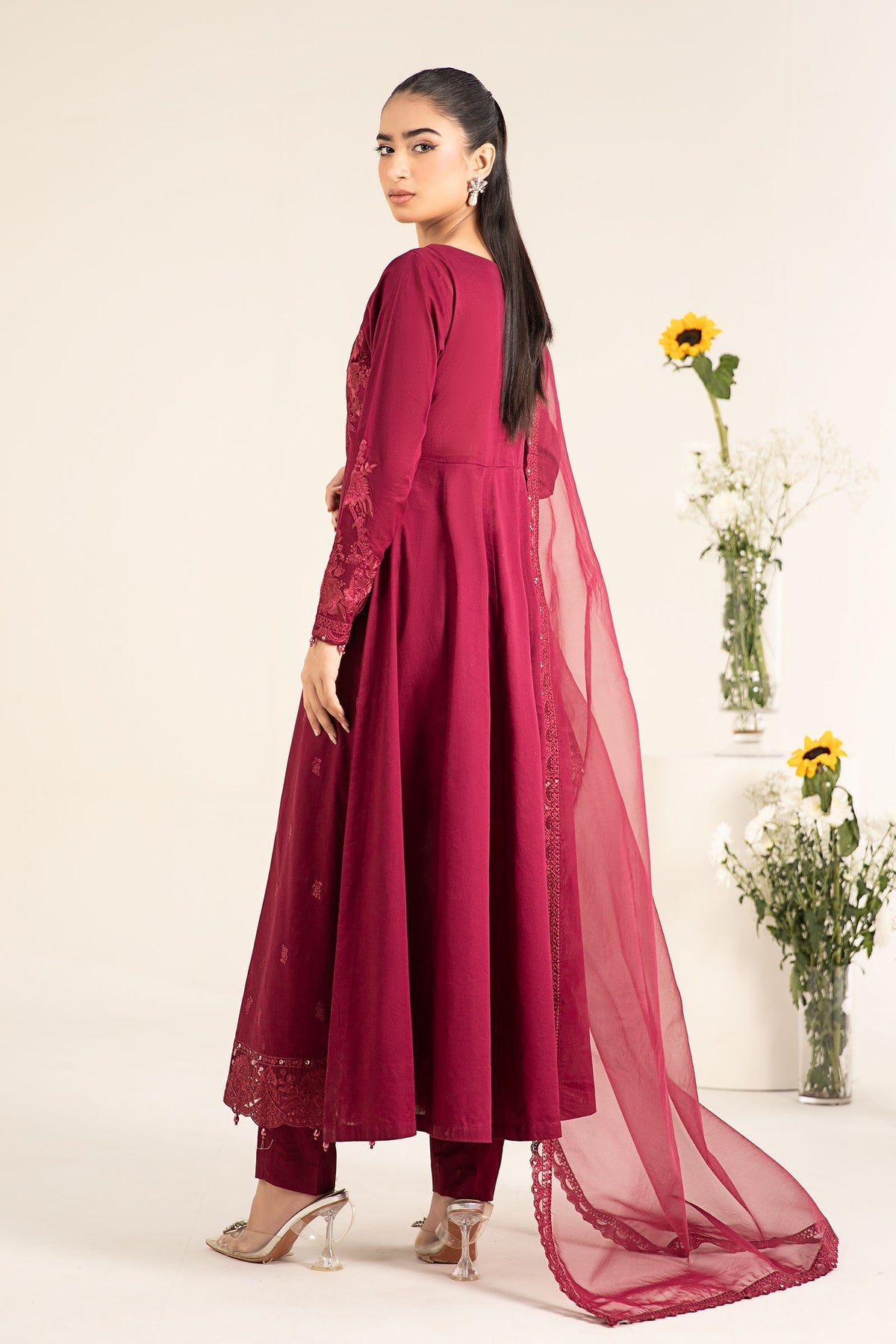Maria B | Casual Pret 25 | DW-EF25-83 -  Maria B Ladies Clothes - Original Designer Dress - House of Maryam