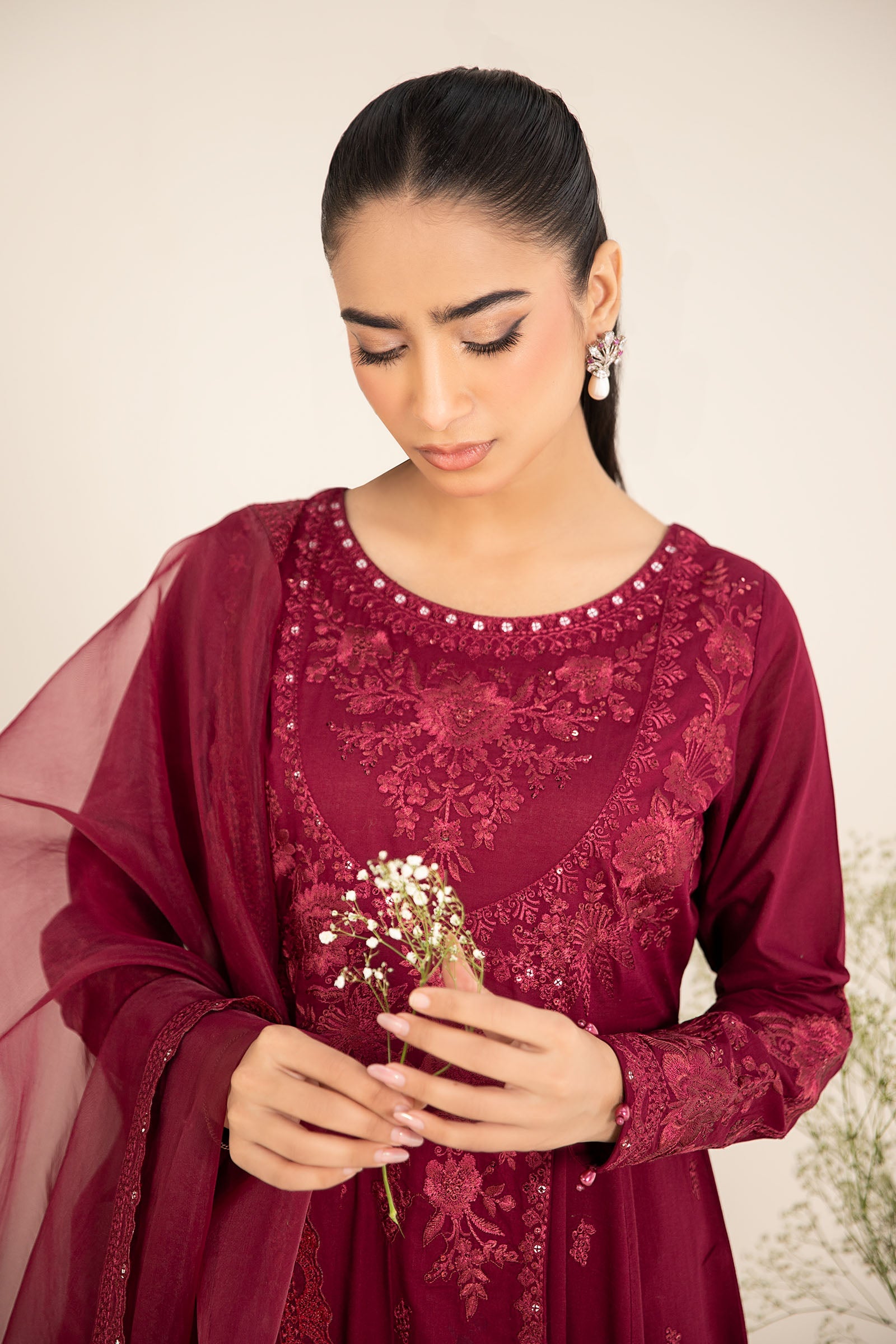 Maira B | Ready to Wear | DW-EF25-83 -  Maria B Luxury Pret -  House of Maryam
