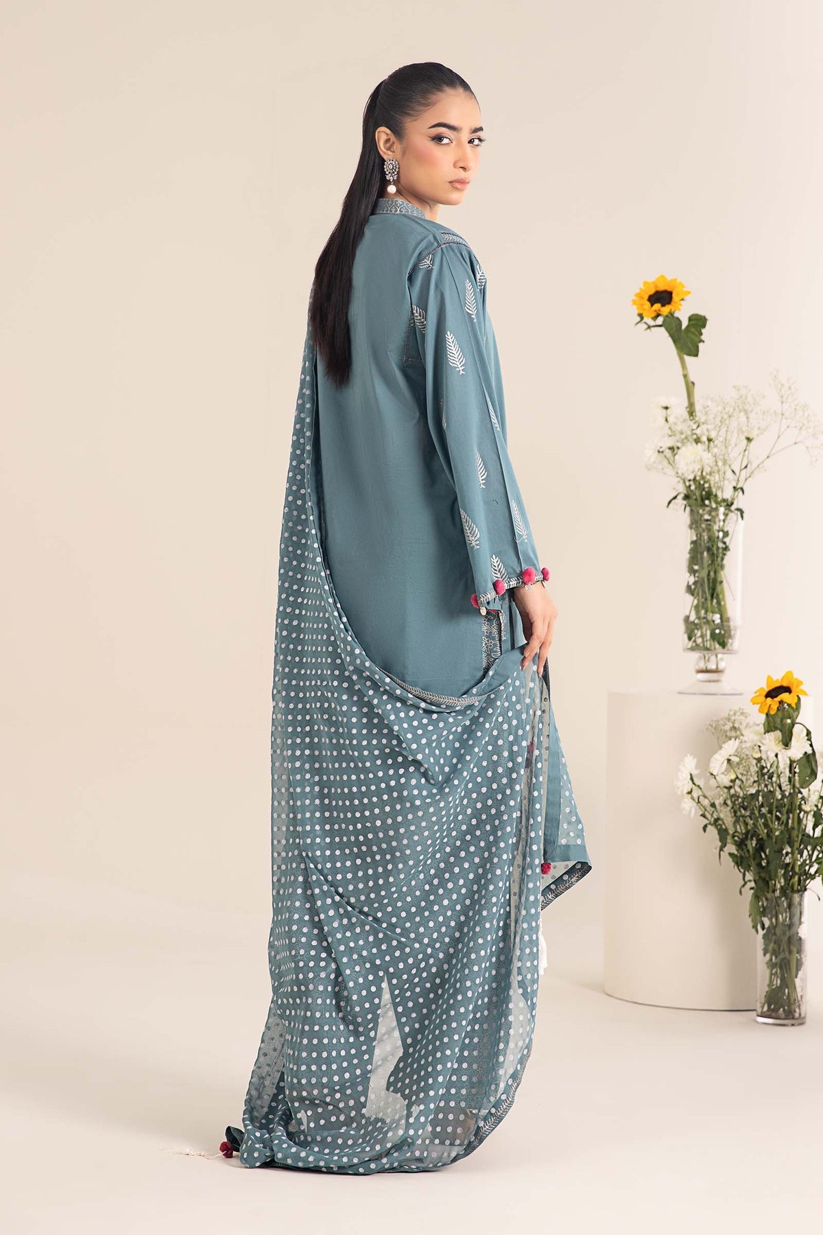 Maria B | Casual Pret 25 | DW-EF25-96 -  Maria B Ladies Clothes - Original Designer Dress - House of Maryam