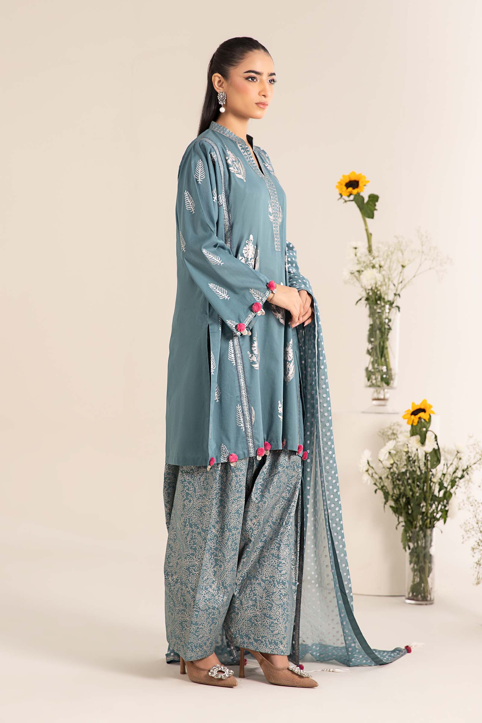 Maira B | Ready to Wear | DW-EF25-96 -  Maria B Luxury Pret -  House of Maryam