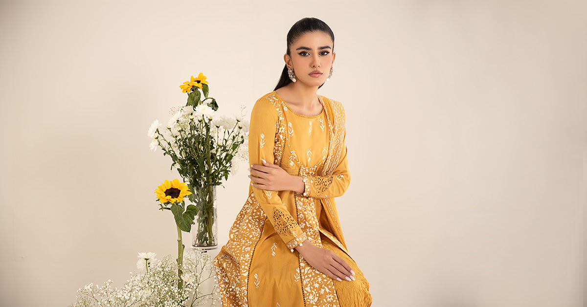 Maira B | Ready to Wear | DW-EF25-97 -  Maria B Luxury Pret -  House of Maryam