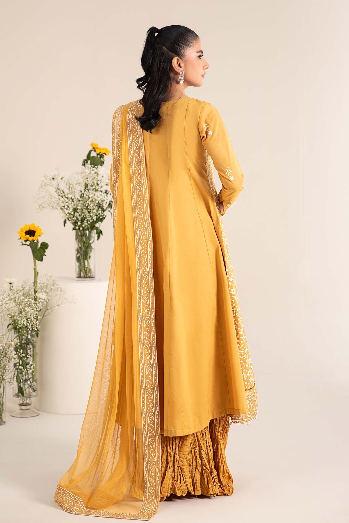 Maria B | Casual Pret 25 | DW-EF25-97 -  Maria B Ladies Clothes - Original Designer Dress - House of Maryam