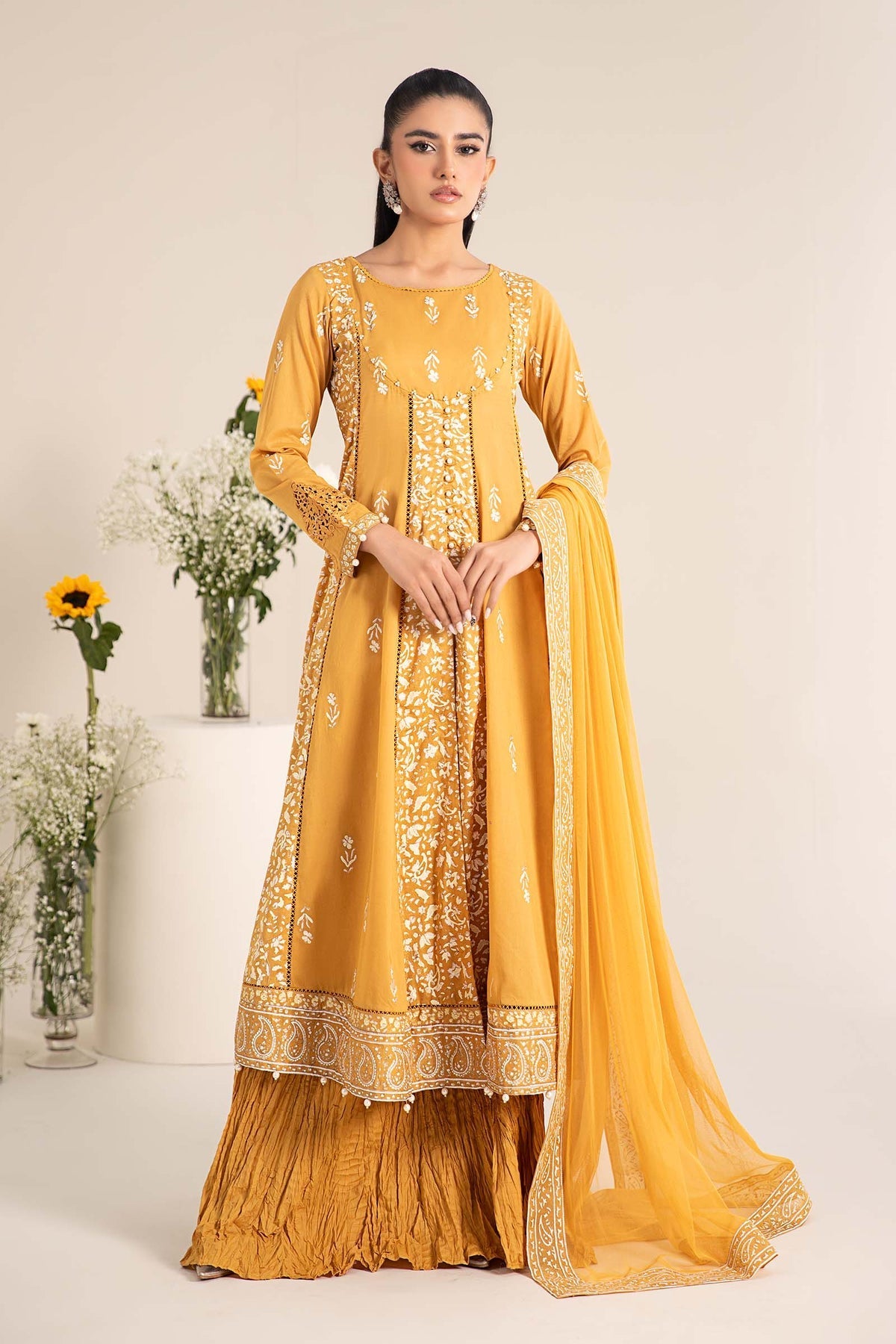 Maria B | Casual Pret 25 | DW-EF25-97 -  Maria B Ladies Clothes - Original Designer Dress - House of Maryam