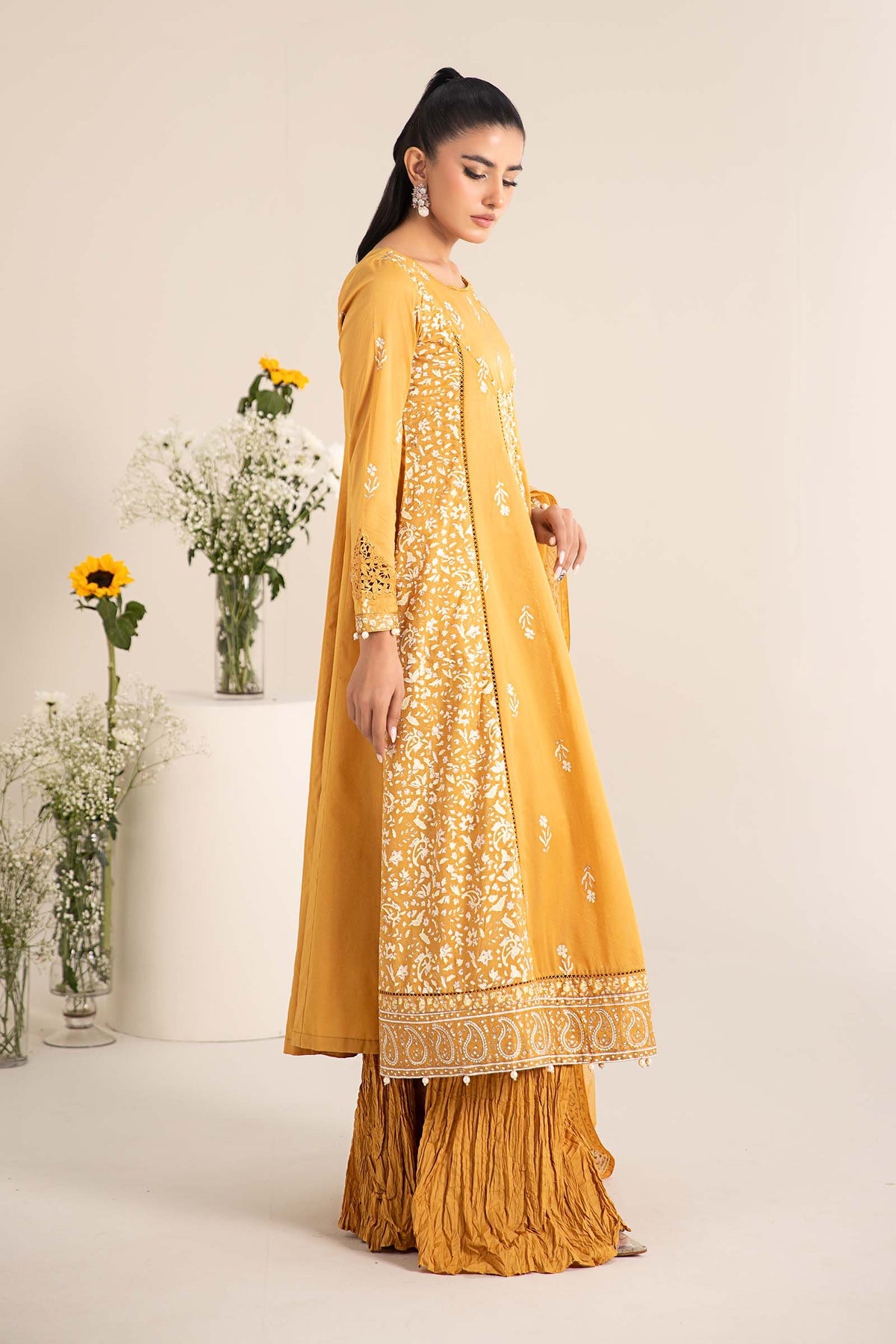 Maria B | Casual Pret 25 | DW-EF25-97 -  Maria B Ladies Clothes - Original Designer Dress - House of Maryam