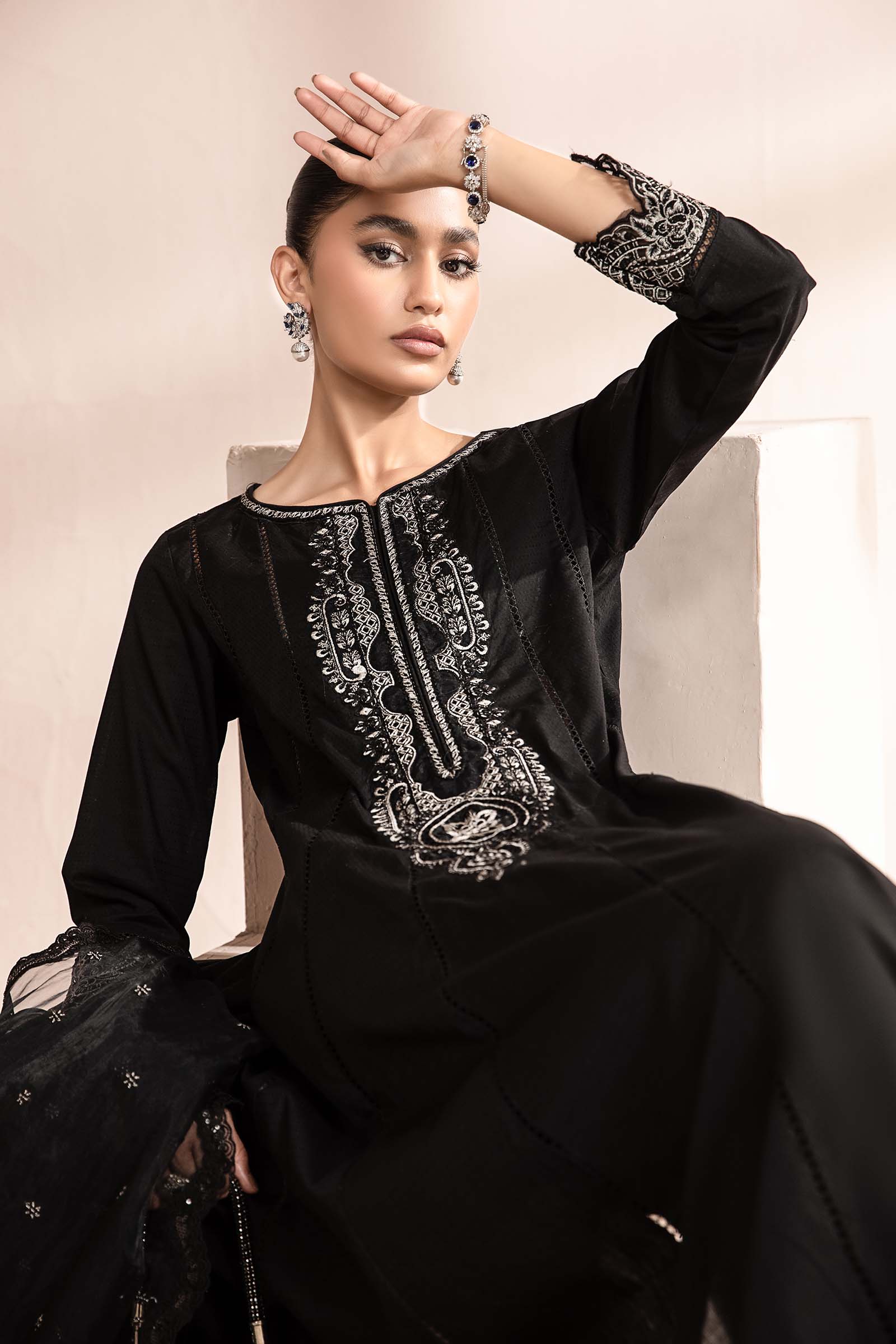 Maira B | Ready to Wear | DW-MN24-08 -  Maria B Luxury Pret -  House of Maryam