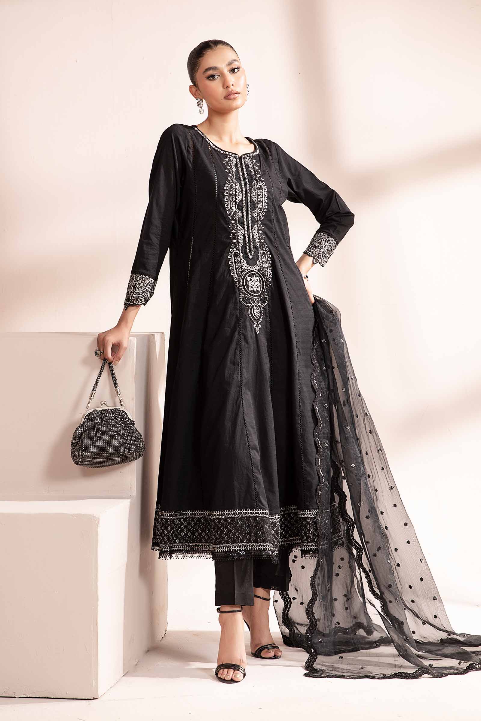Maira B | Ready to Wear | DW-MN24-08 -  Maria B Luxury Pret -  House of Maryam