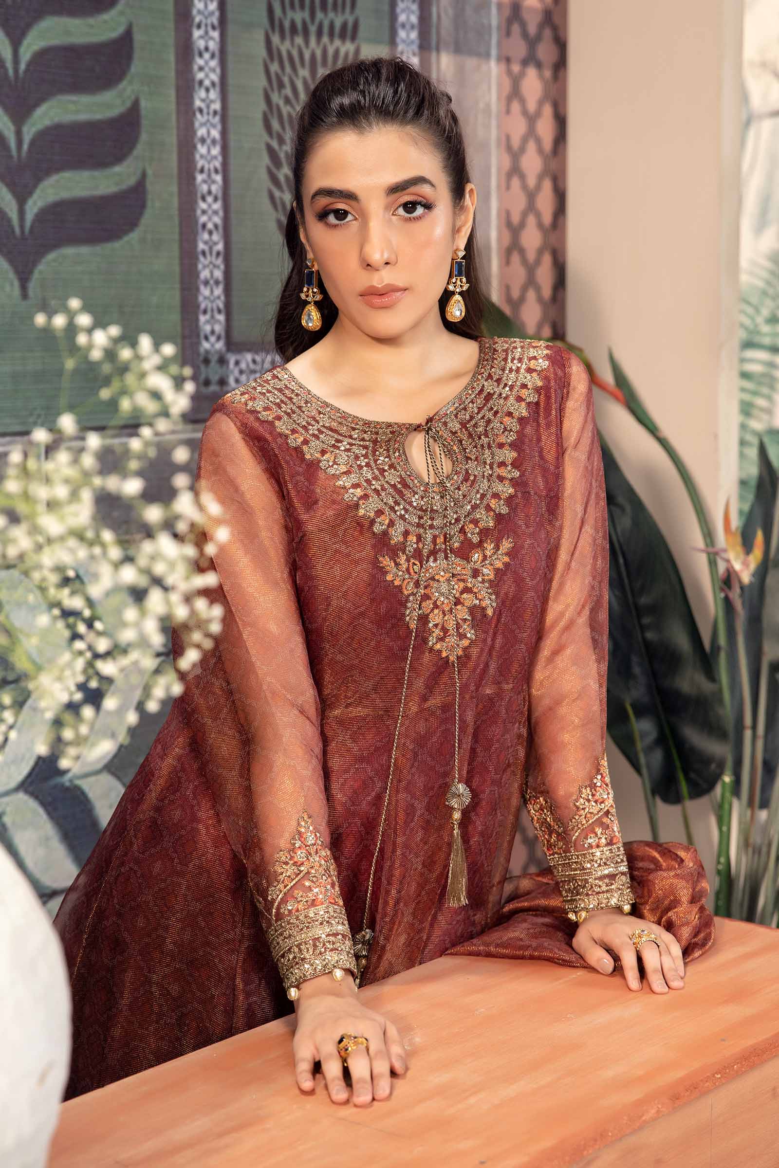Maira B | Ready to Wear | DW-PF24-01 -  Maria B Luxury Pret -  House of Maryam