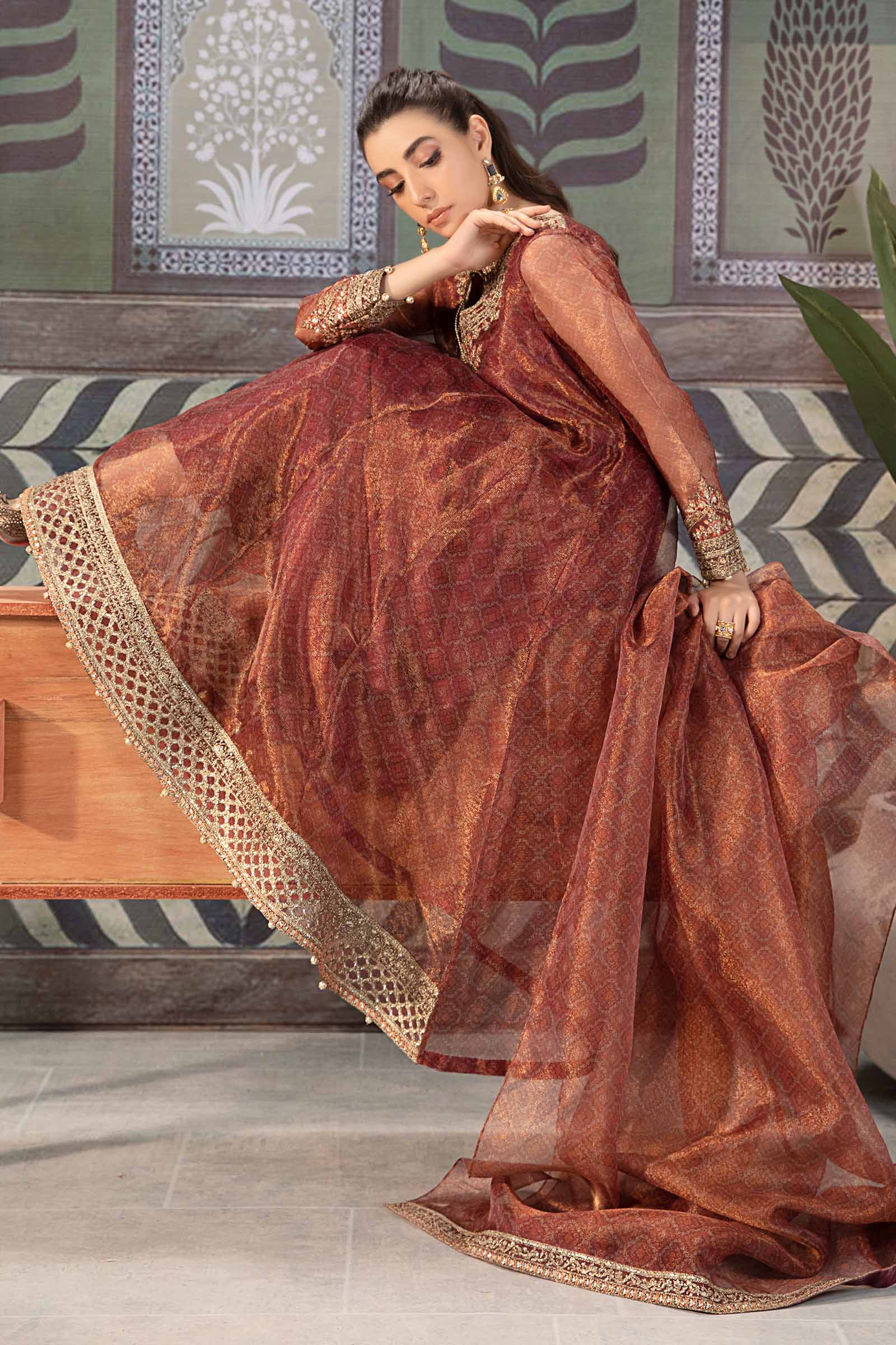 Maira B | Ready to Wear | DW-PF24-01 -  Maria B Luxury Pret -  House of Maryam