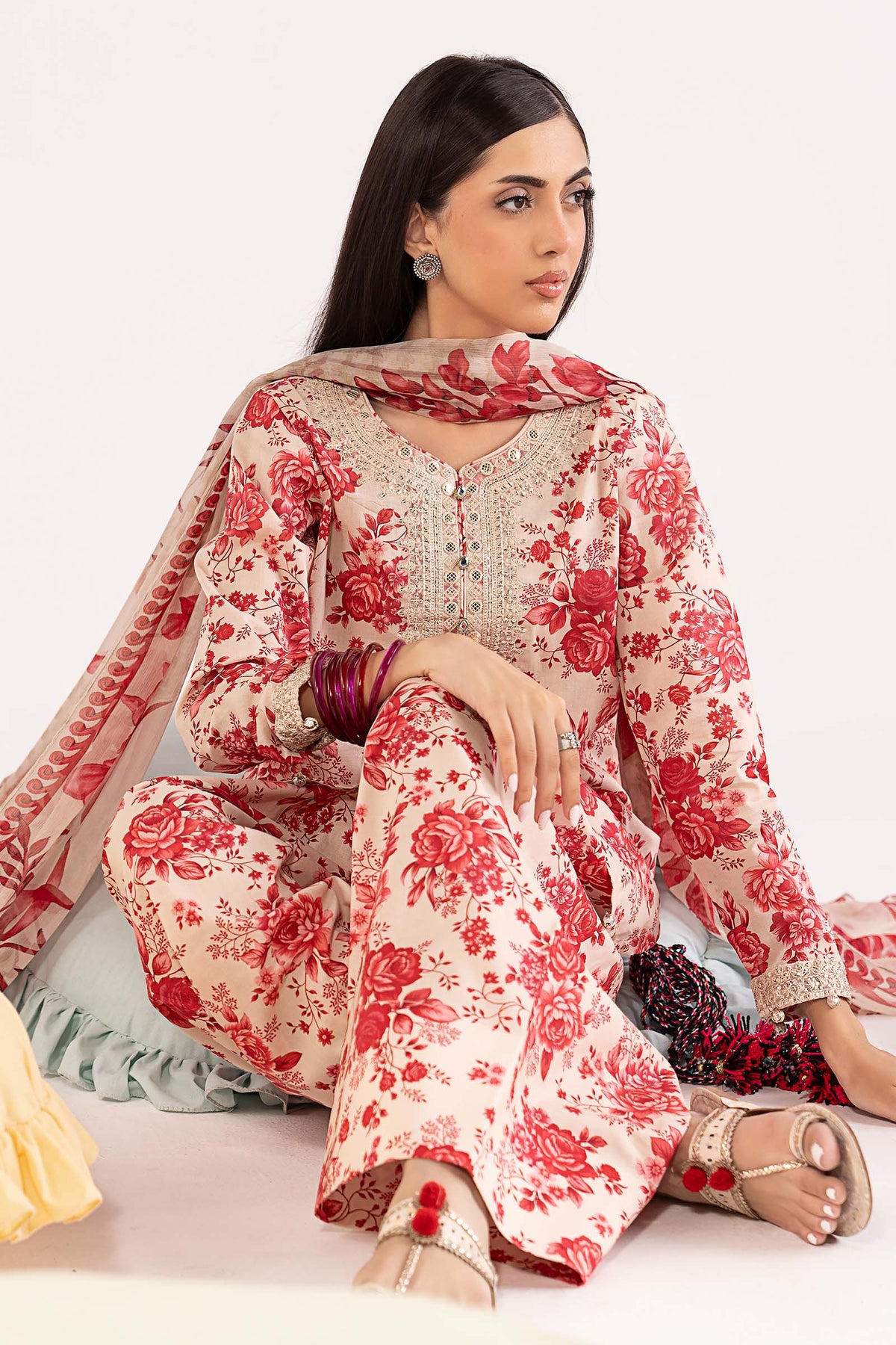 Maria B | Luxury Pret Pre Fall | DW-PF25-63R1-Pink, image 4