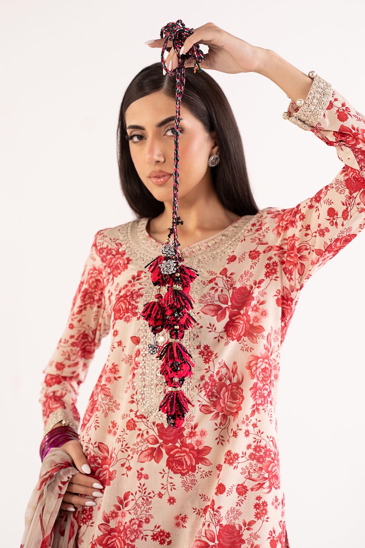 Maria B | Luxury Pret Pre Fall | DW-PF25-63R1-Pink, image 3