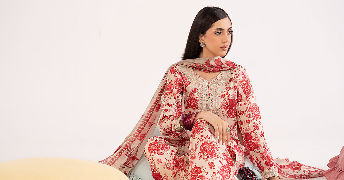 Maria B | Luxury Pret Pre Fall | DW-PF25-63R1-Pink, image 5