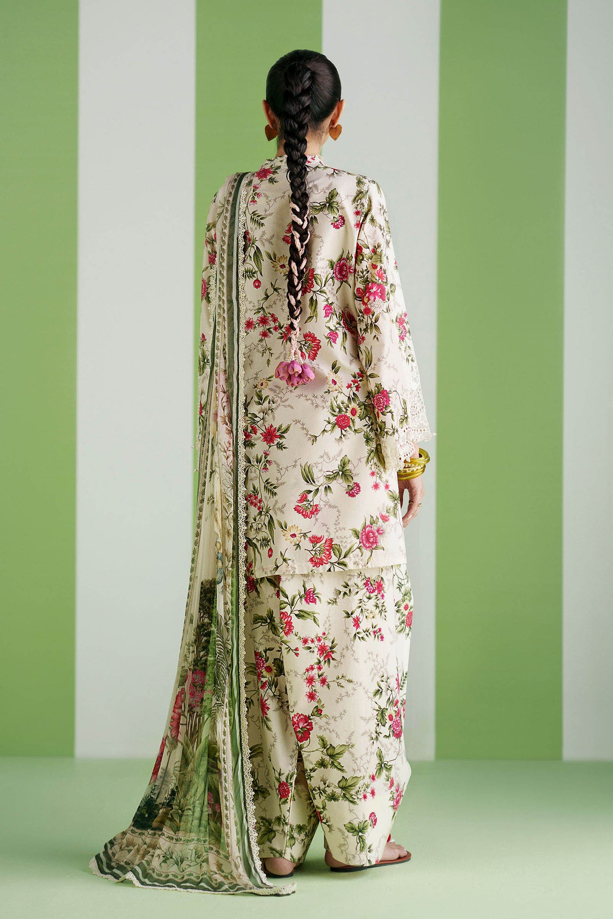 Maria B | Luxury Pret Pre Fall | DW-PF26-03-Off White, image 2
