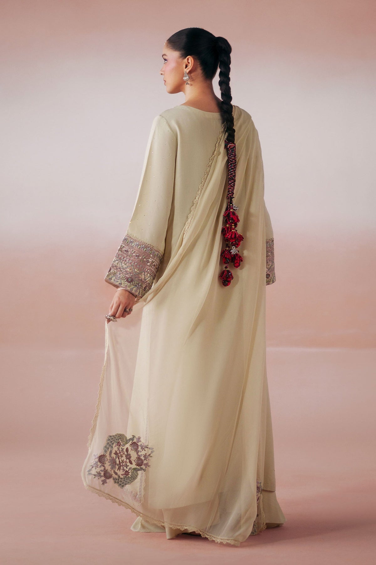 Maria B | Luxury Pret Pre Fall | DW-PF26-19-BEIGE, image 2
