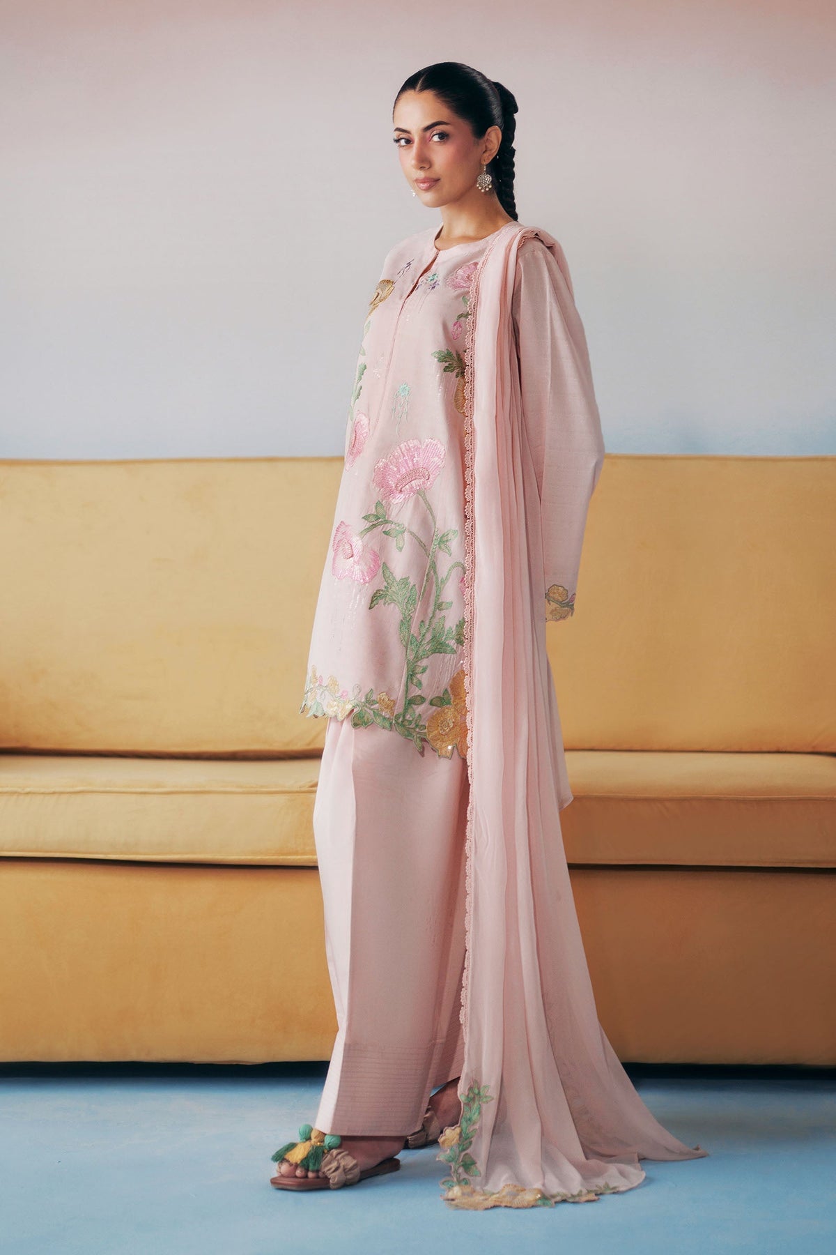 Maria B | Luxury Pret Pre Fall | DW-PF26-20-Light Pink, image 4