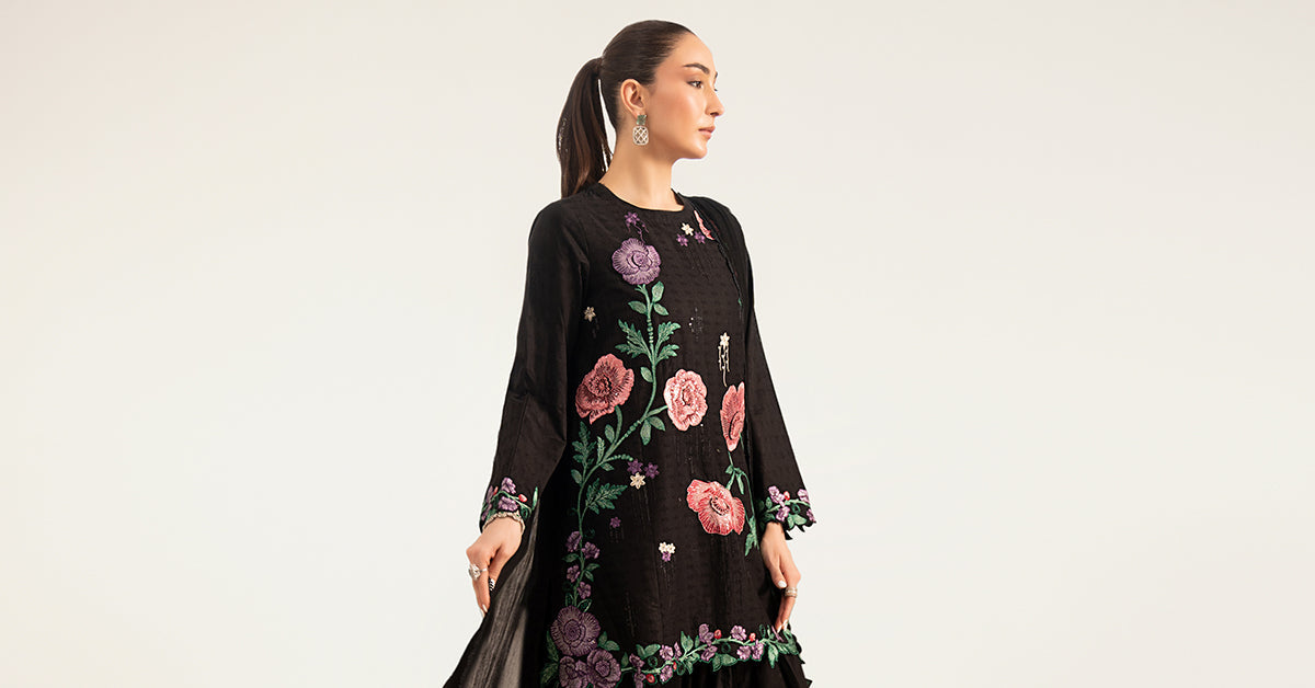 Maria B | Luxury Pret Pre Fall | DW-PF26-20-Black, image 5