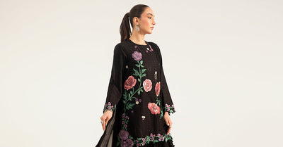 Maria B | Luxury Pret Pre Fall | DW-PF26-20-Black
