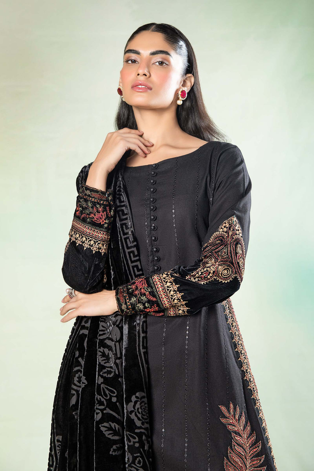 Maira B | Ready to Wear | DW-W24-146 -  Maria B Luxury Pret -  House of Maryam