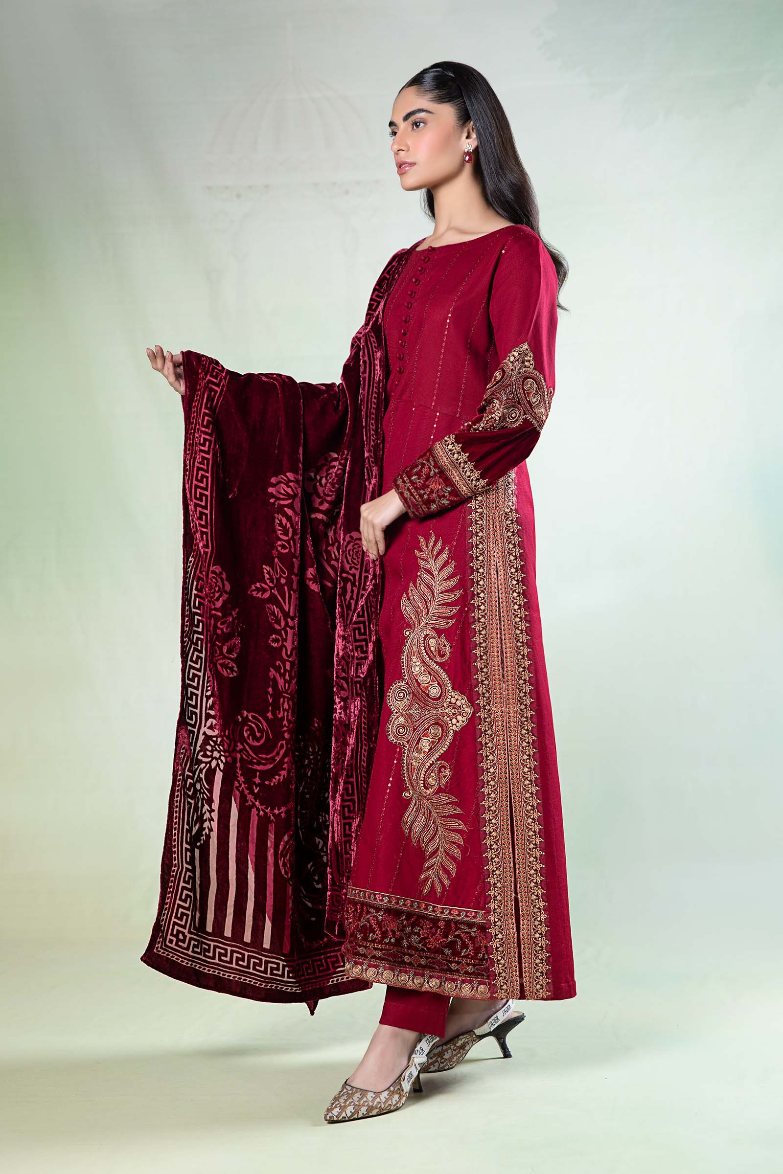Maira B | Ready to Wear | DW-W24-146 -  Maria B Luxury Pret -  House of Maryam