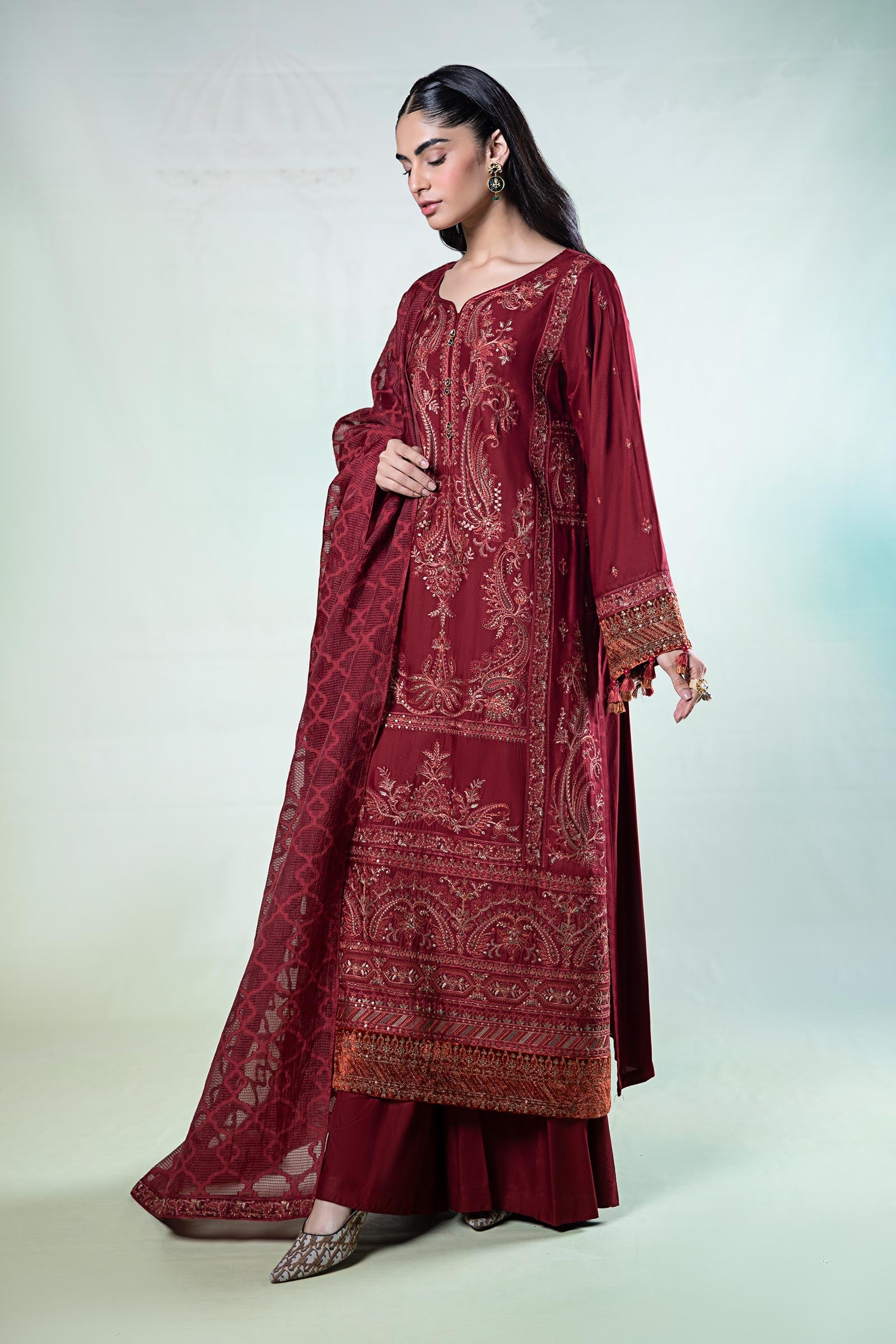 Maira B | Ready to Wear | DW-W24-22 -  Maria B Luxury Pret -  House of Maryam