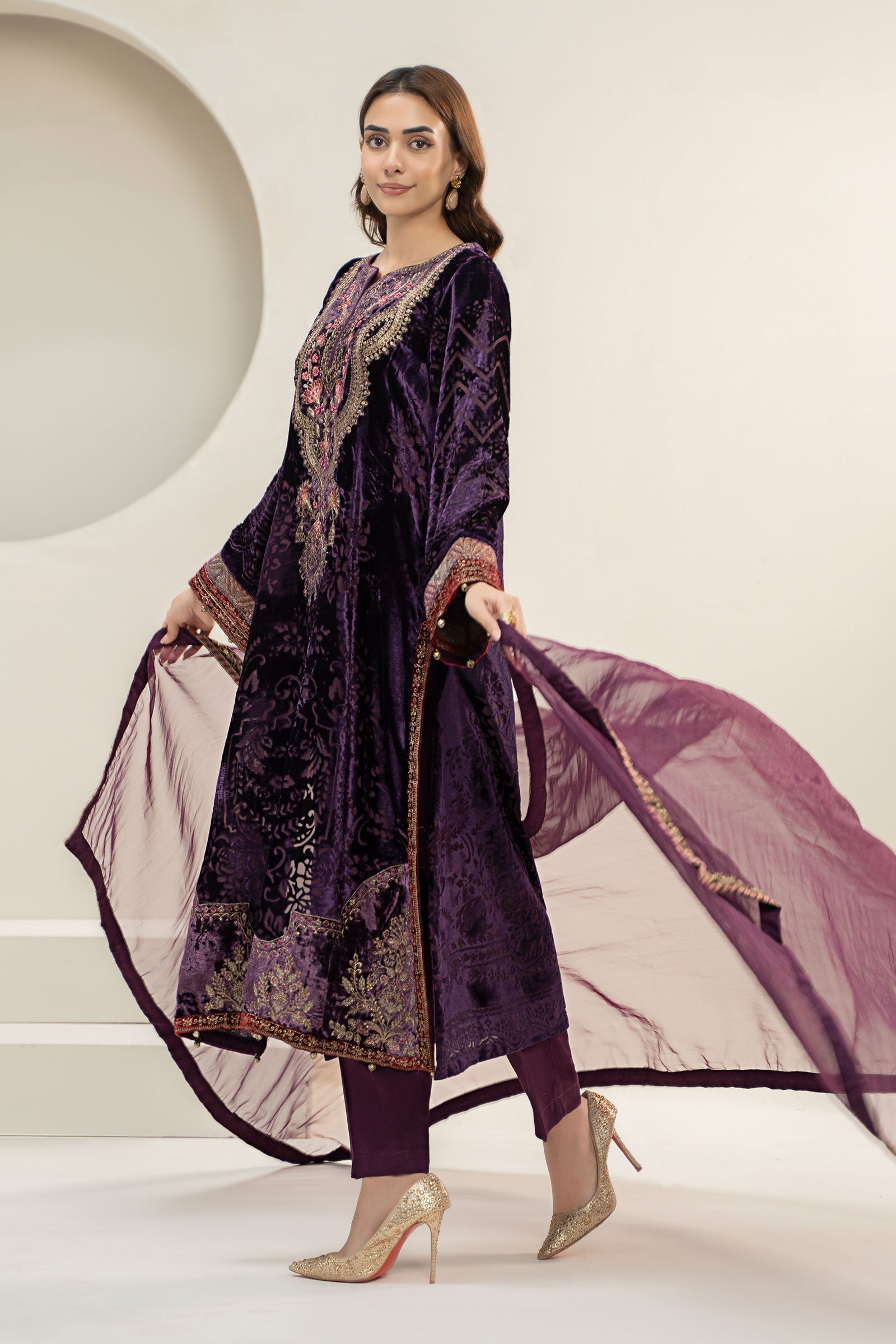 Maira B | Ready to Wear | DW-W24-174 -  Maria B Luxury Pret -  House of Maryam