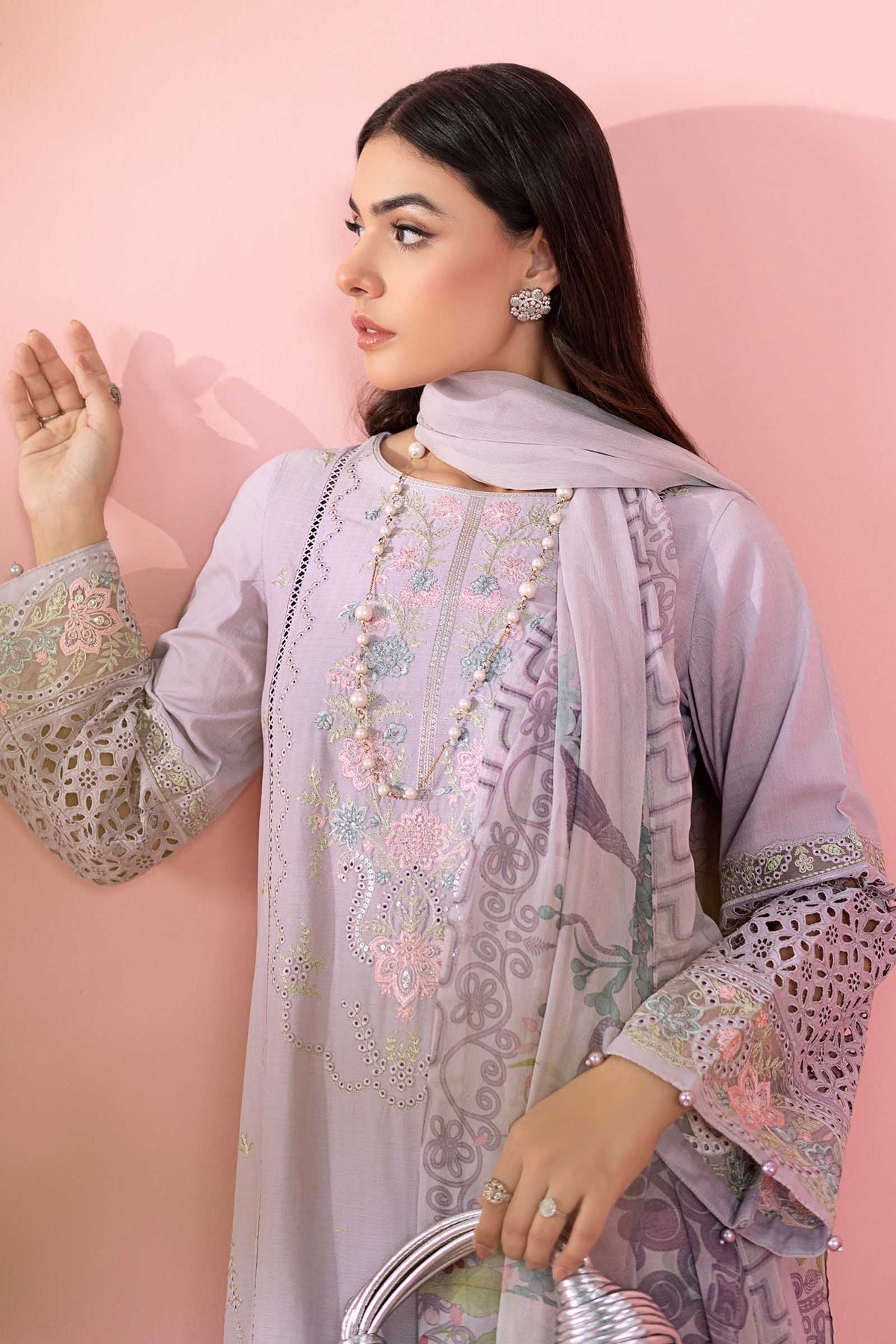 Maria B | Luxury Pret 25 | DW-EA25-05 -  Maria B Ladies Clothes - Original Designer Dress - House of Maryam