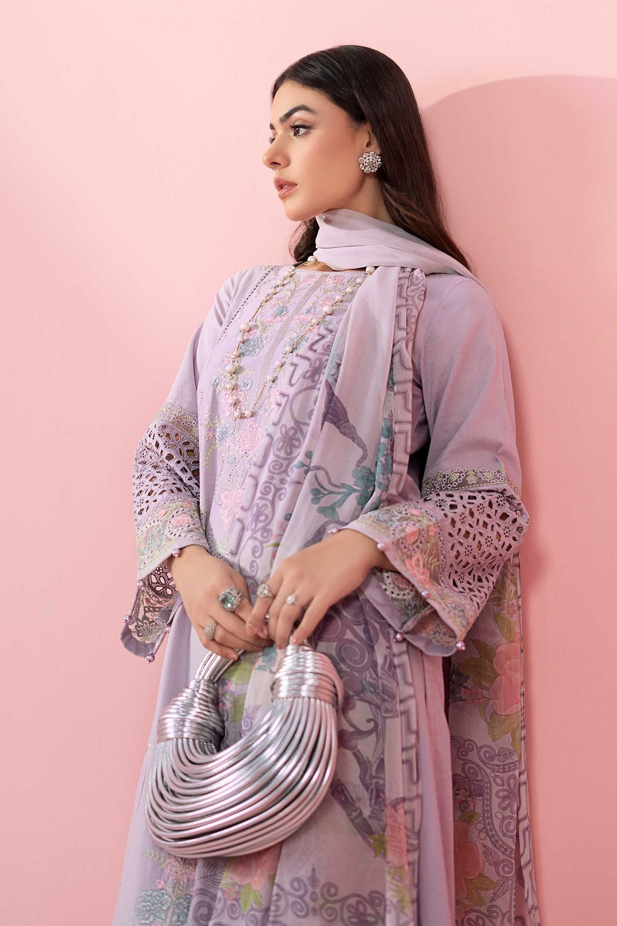 Maria B | Luxury Pret 25 | DW-EA25-05 -  Maria B Ladies Clothes - Original Designer Dress - House of Maryam