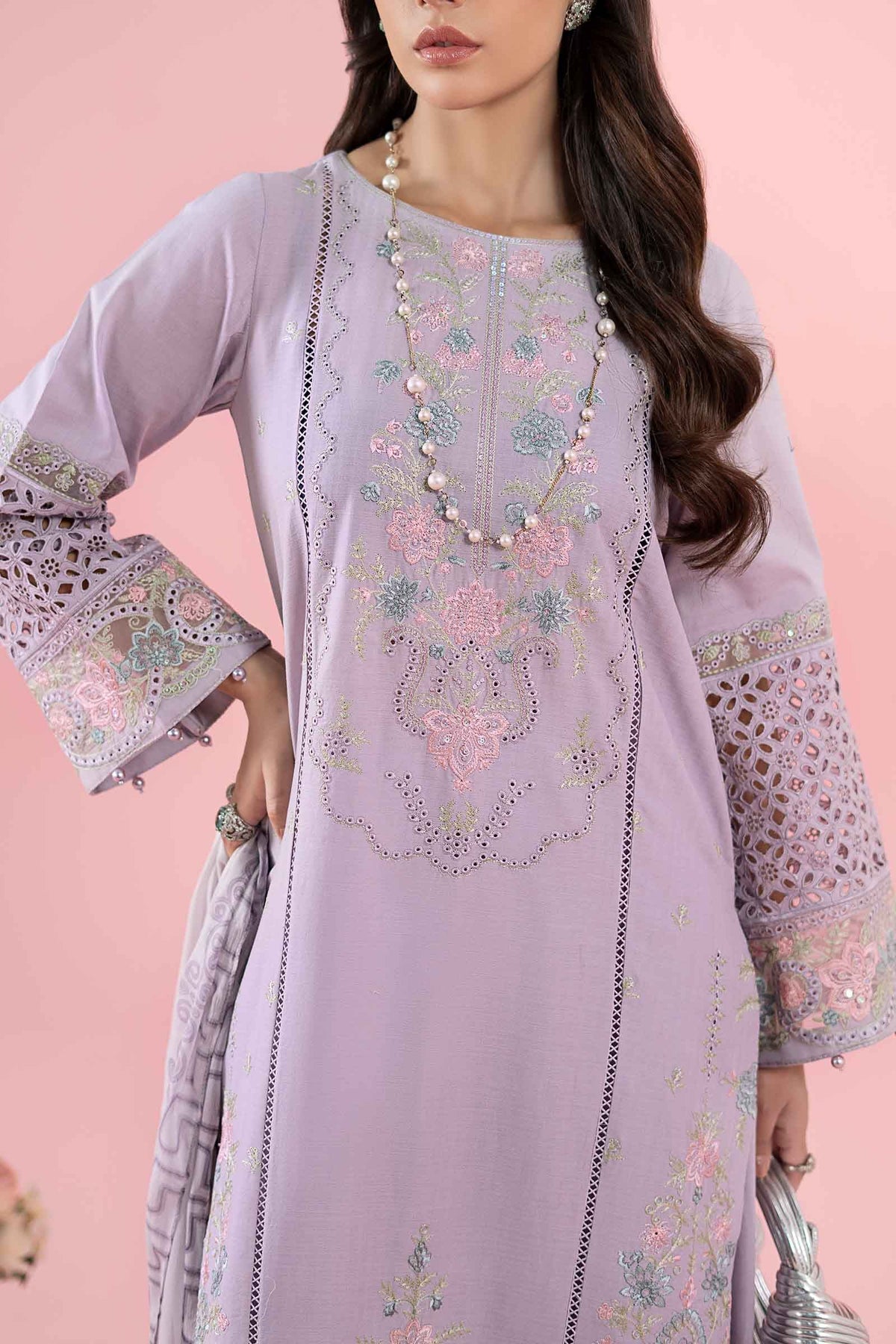 Maria B | Luxury Pret 25 | DW-EA25-05 -  Maria B Ladies Clothes - Original Designer Dress - House of Maryam