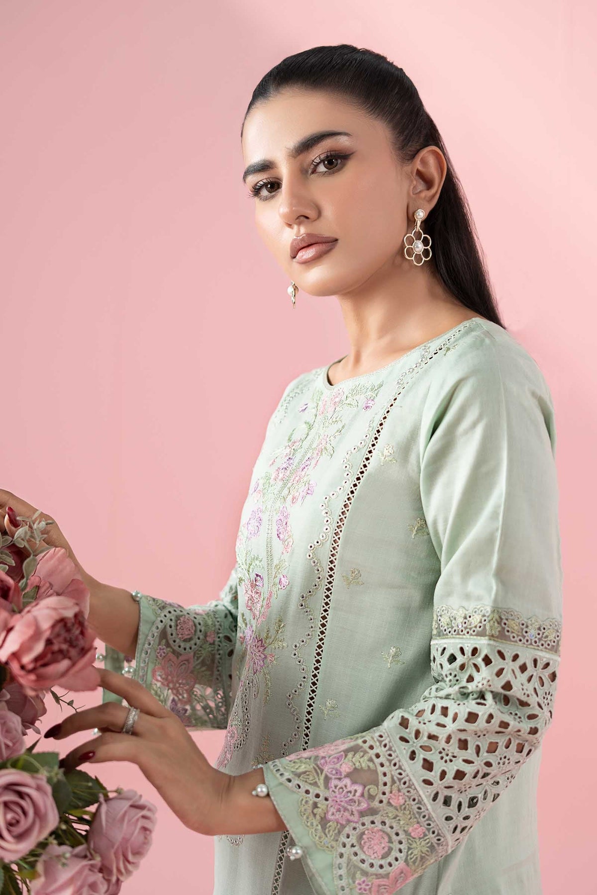 Maria B | Luxury Pret 25 | DW-EA25-05 -  Maria B Ladies Clothes - Original Designer Dress - House of Maryam